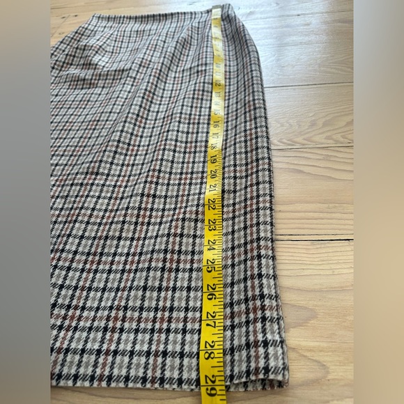 Stunning Vintage Wool midi Skirt US 6P - Picture 4 of 8